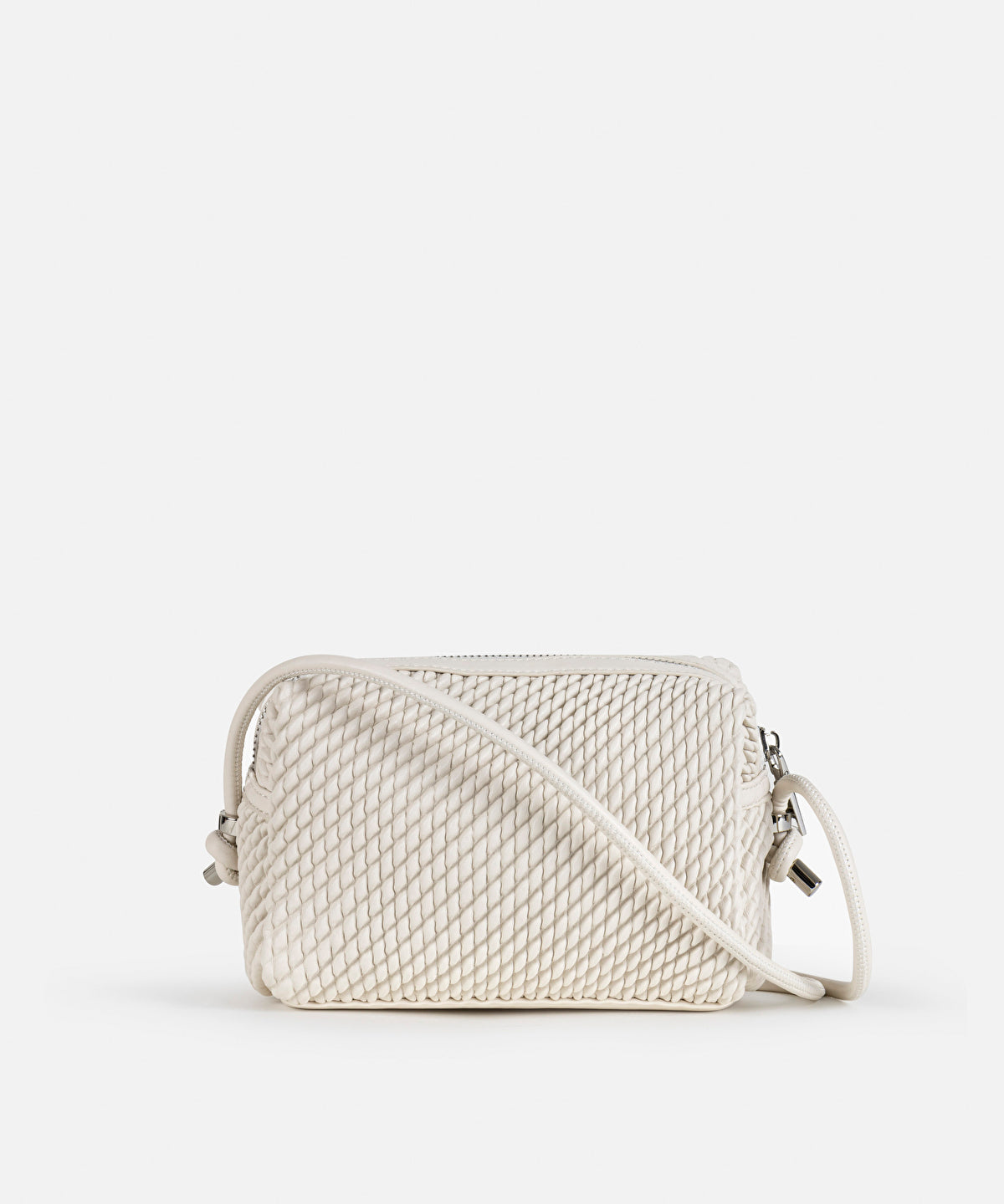 Textured crossbody bag