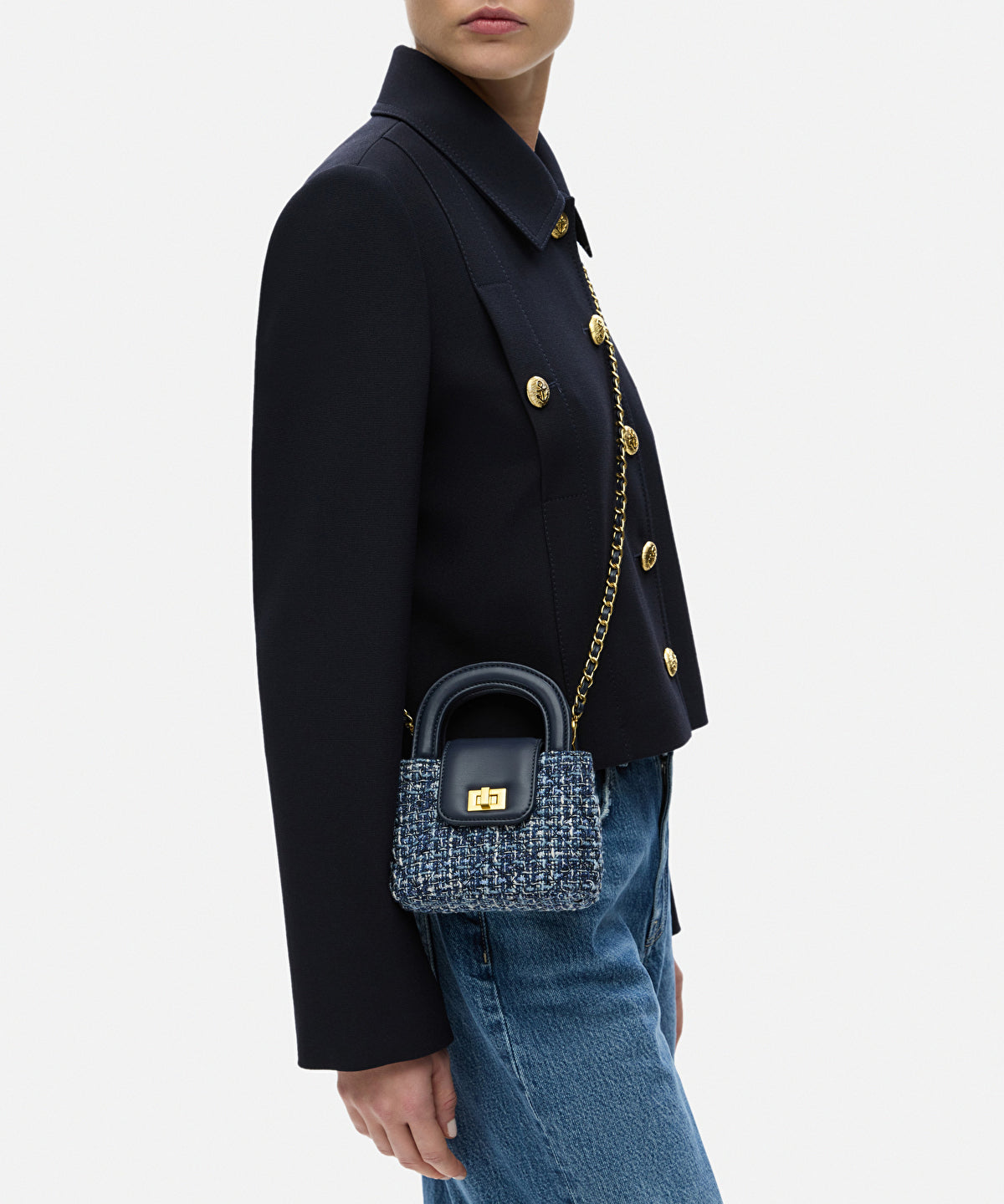 Tweed mini bag