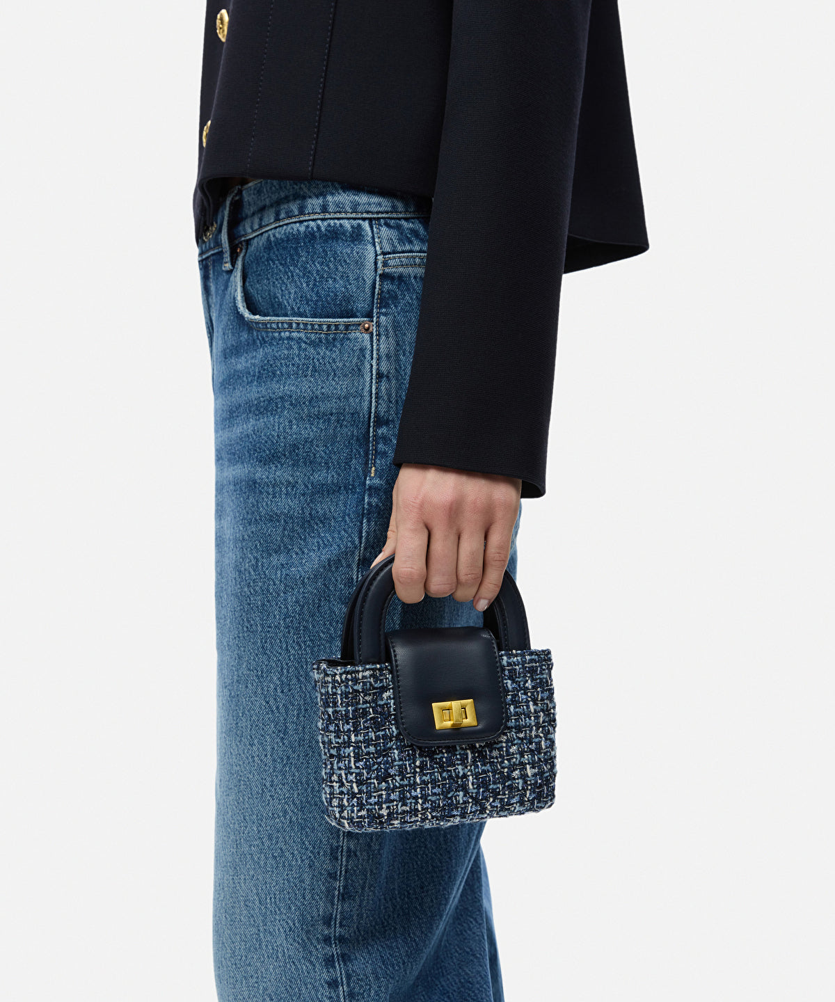 Tweed mini bag