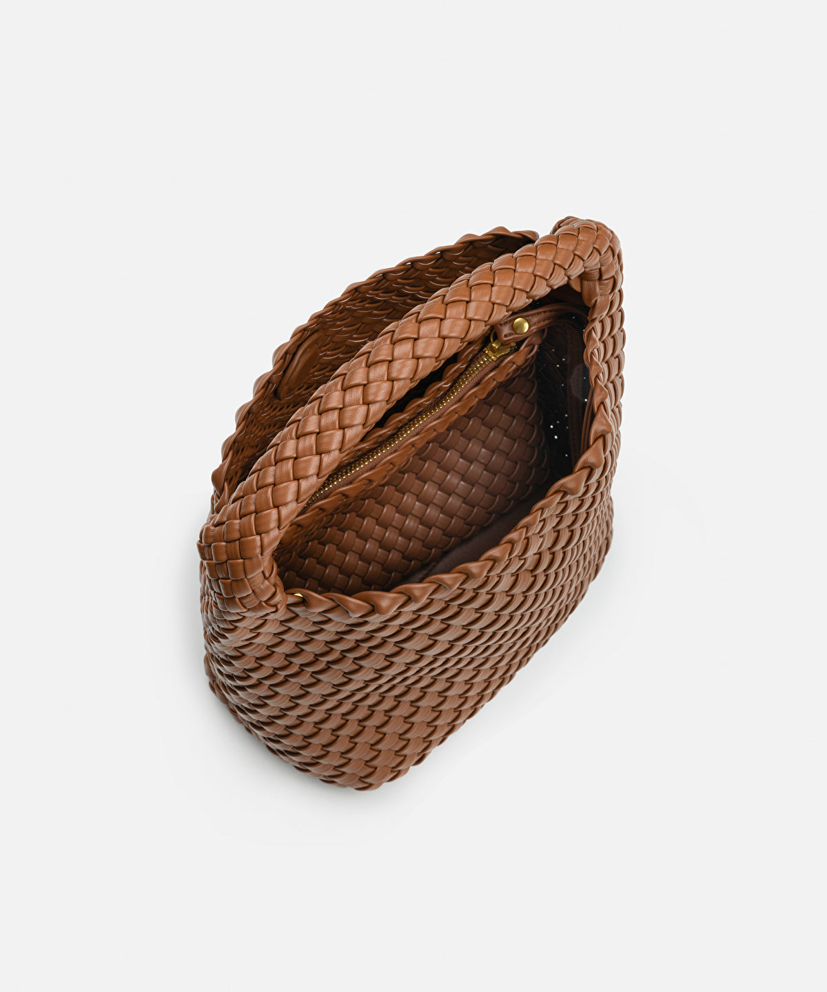 Lattice slouchy small bag