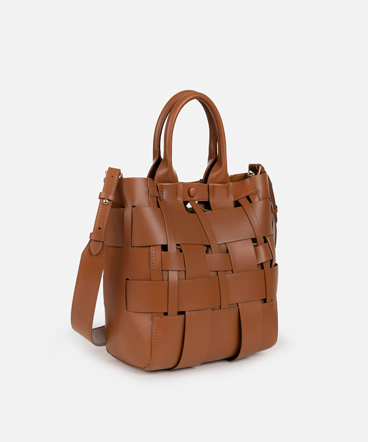 Braided-Effect Bag