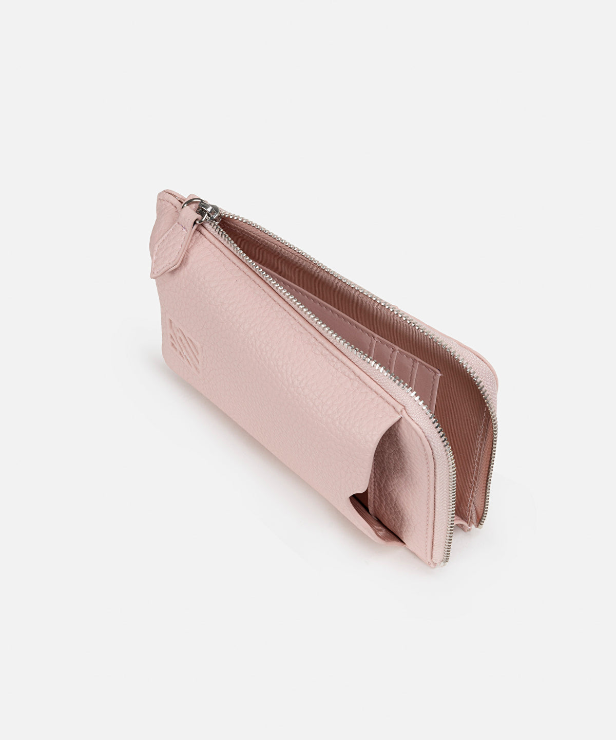 Leather-Effect Bag With Embossed Monogram