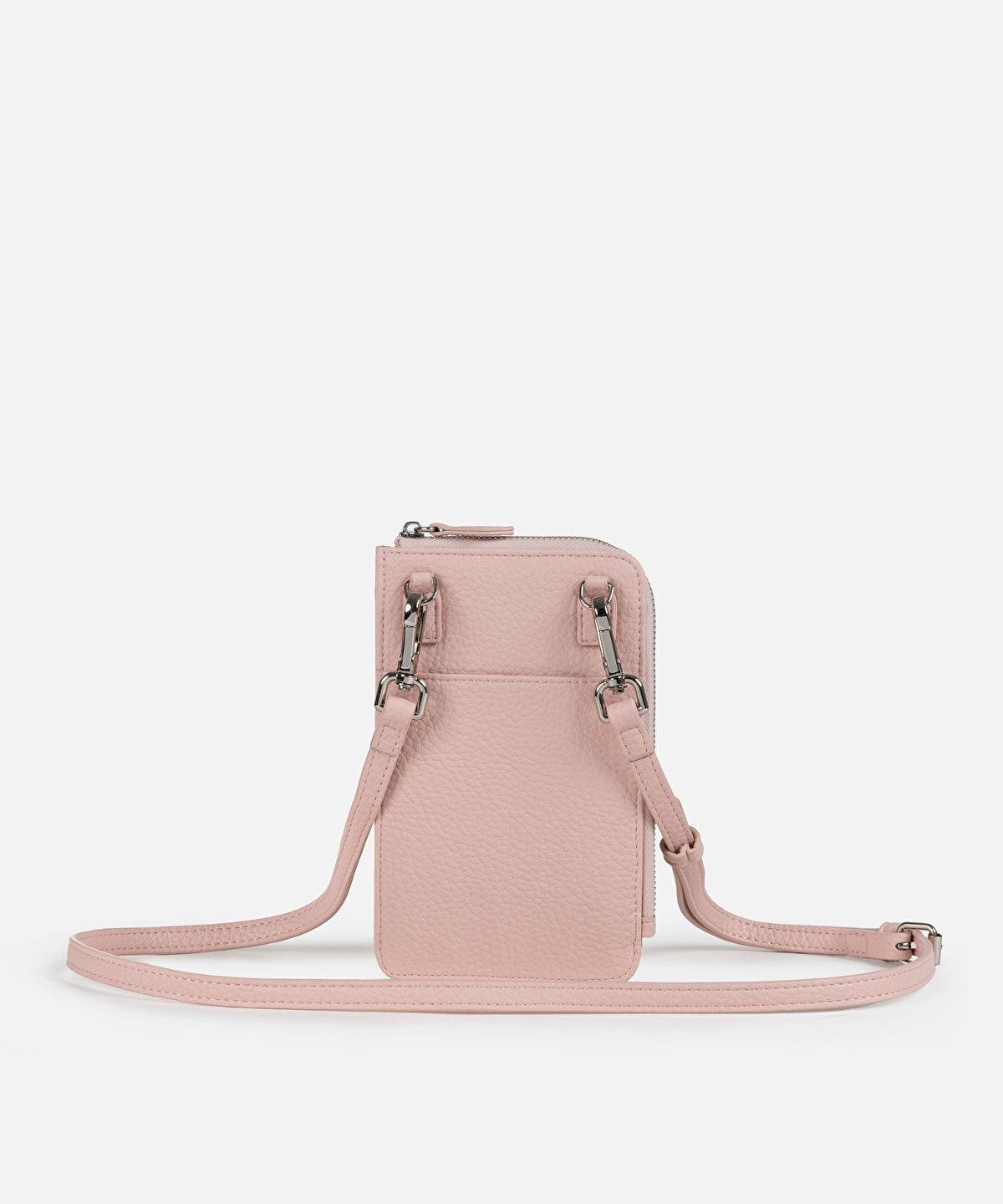 Leather-Effect Bag With Embossed Monogram