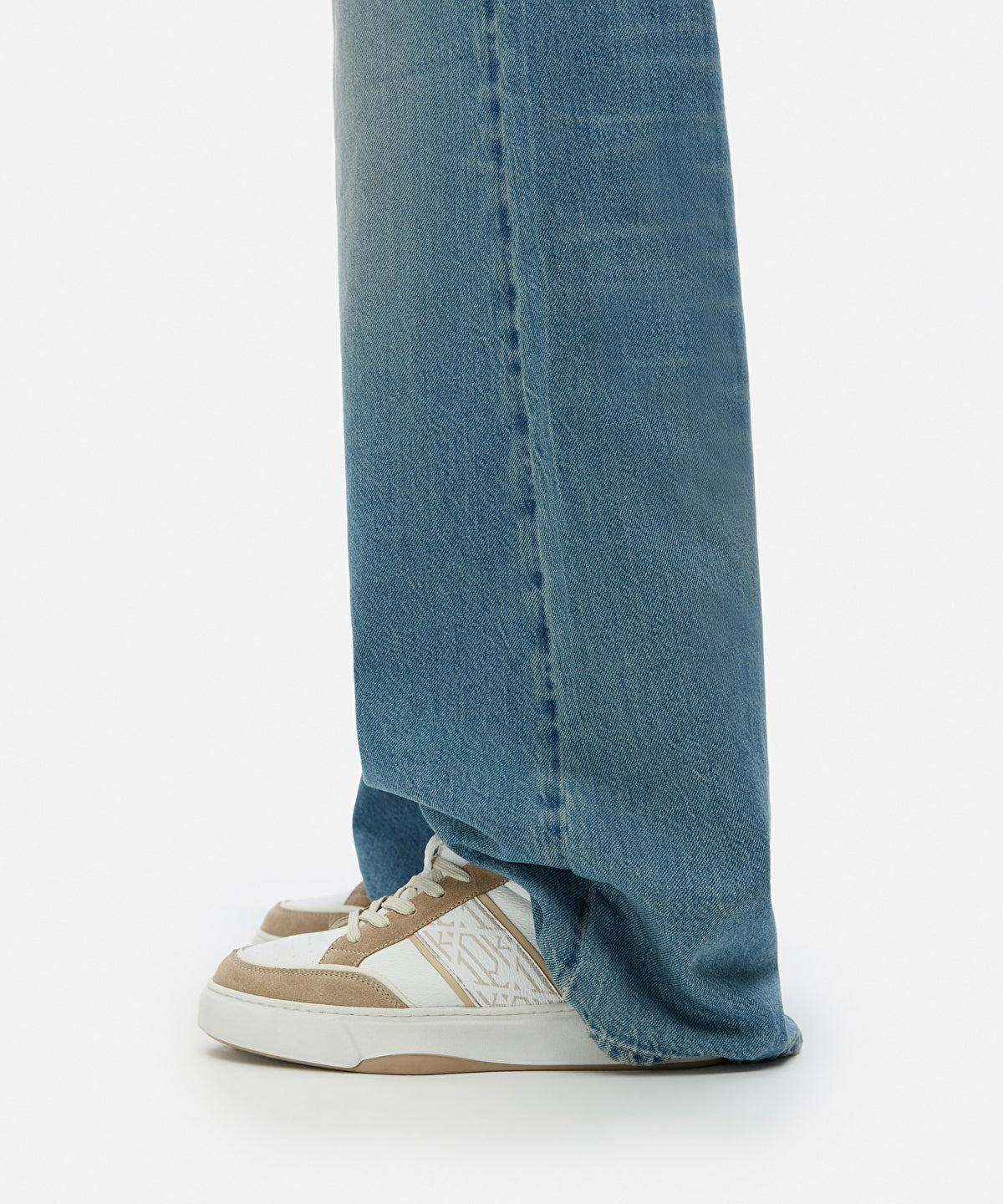 Zoomed Monogram Pattern Mix Sneakers