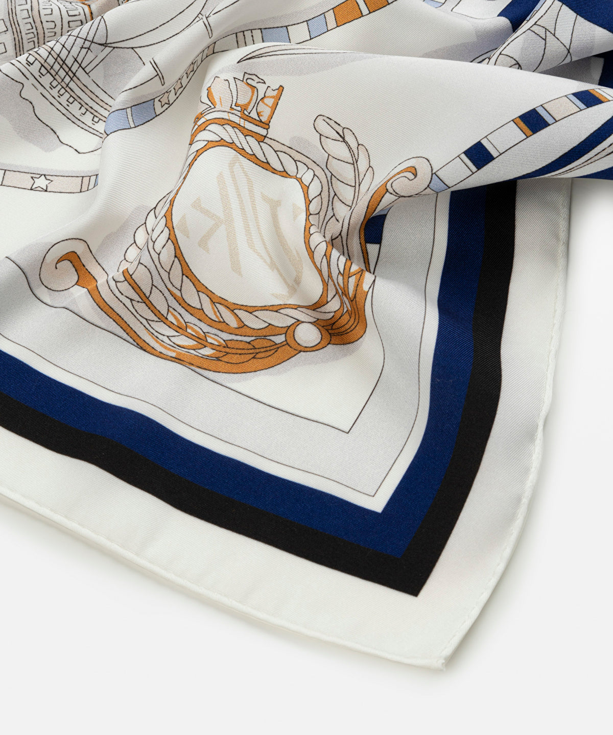 Zoomed Printed Silk Scarf