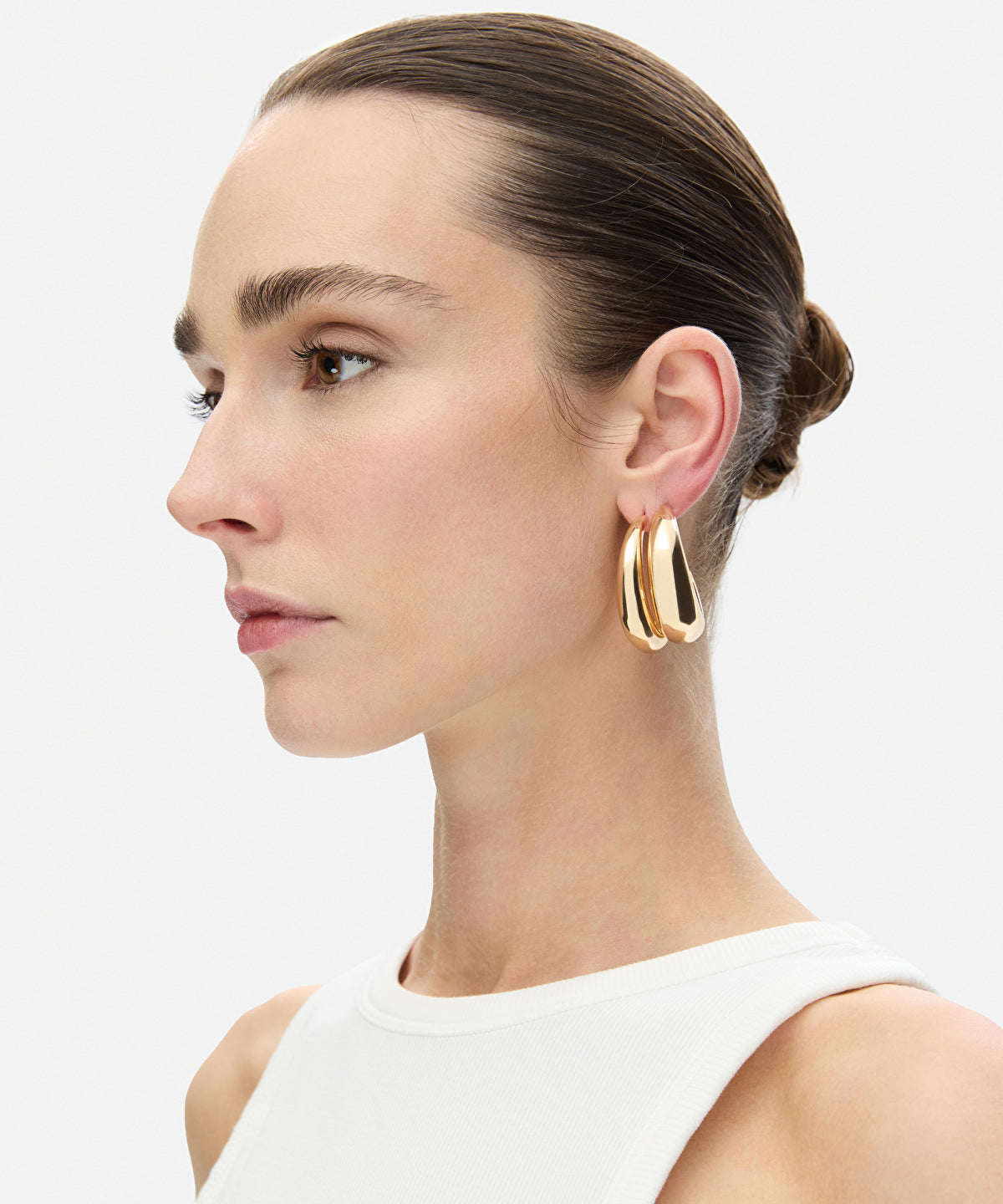Hoop earrings set