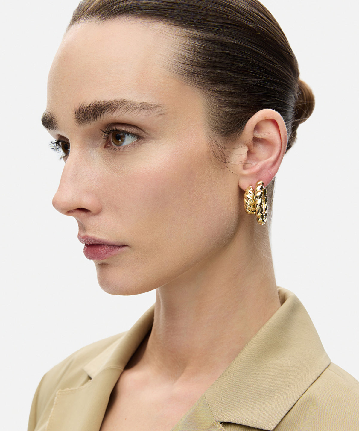 Textured earrings set