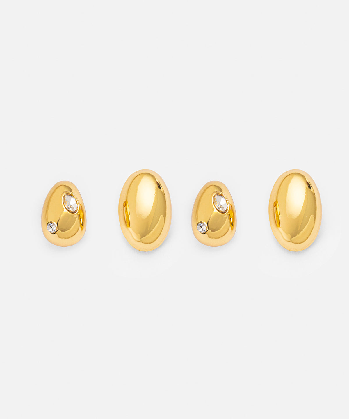 Rhinestone Earrings Set