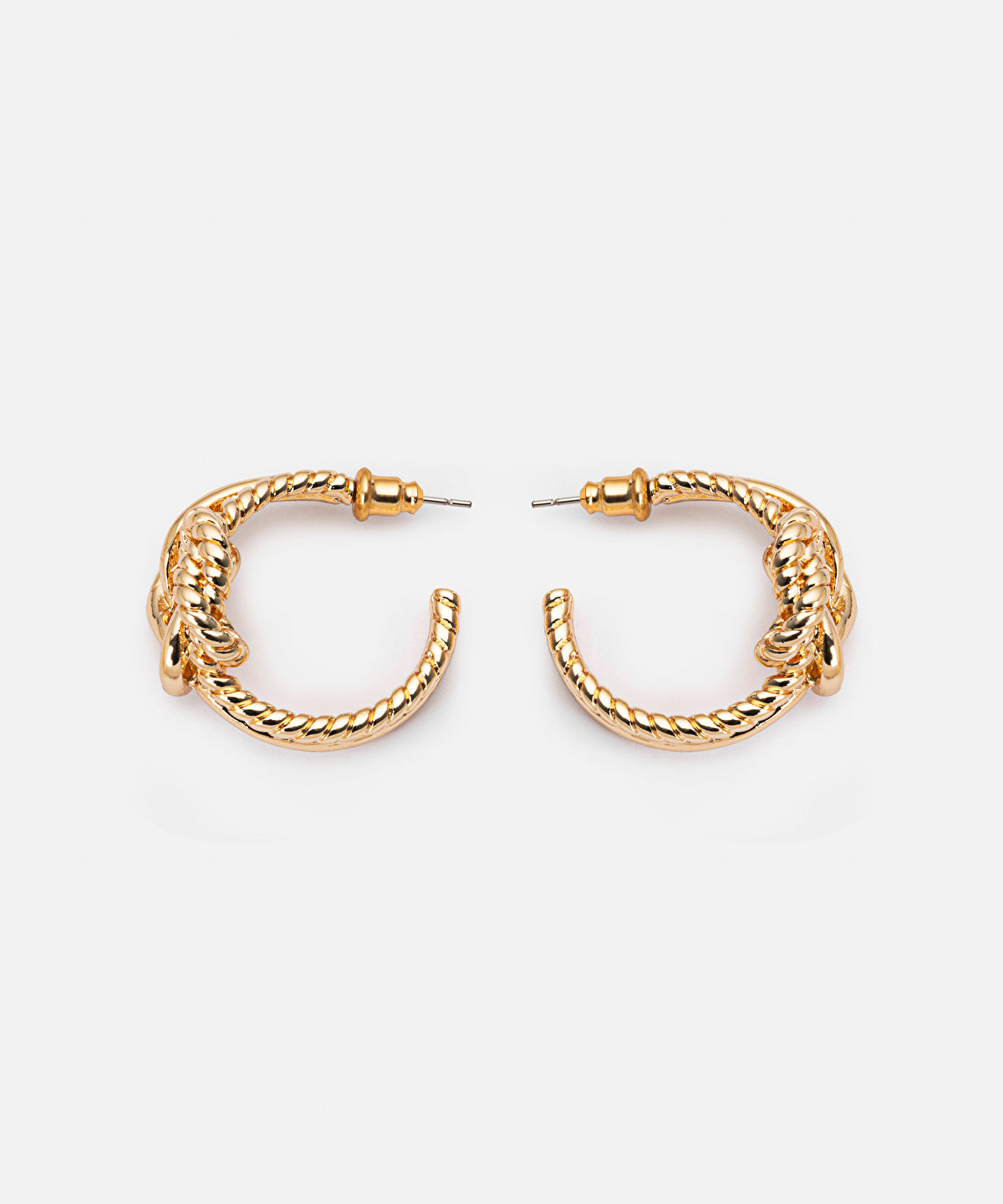 Knot Hoop Earrings