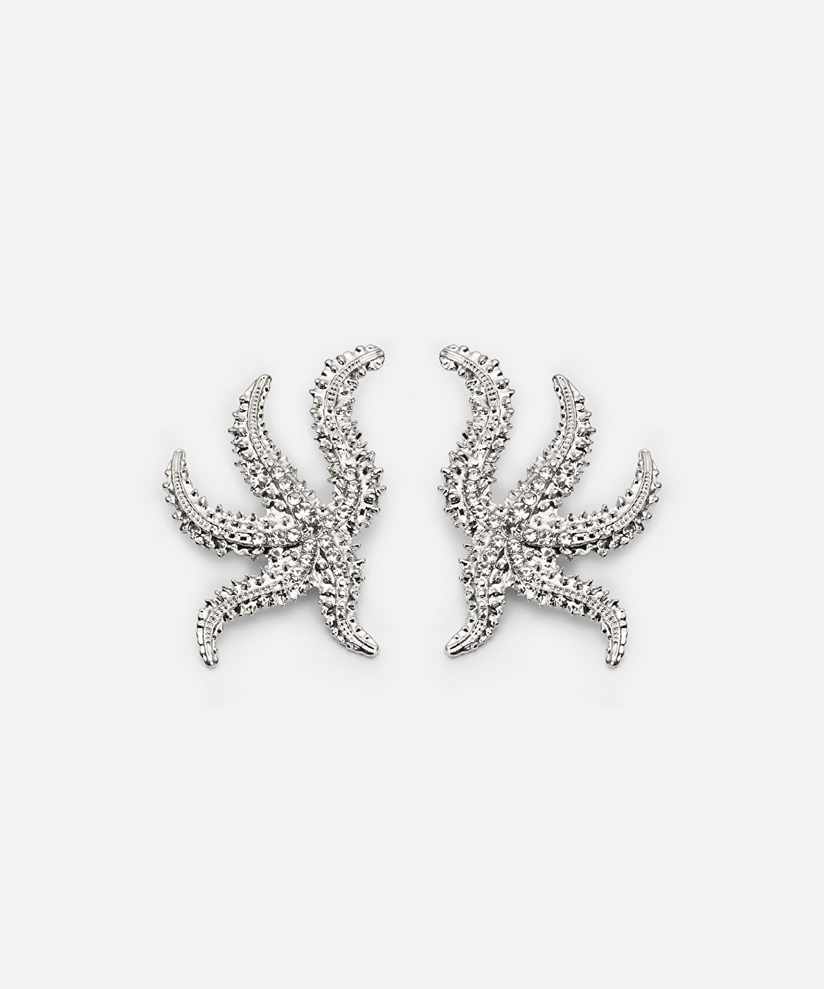 Textured Starfish Earrings