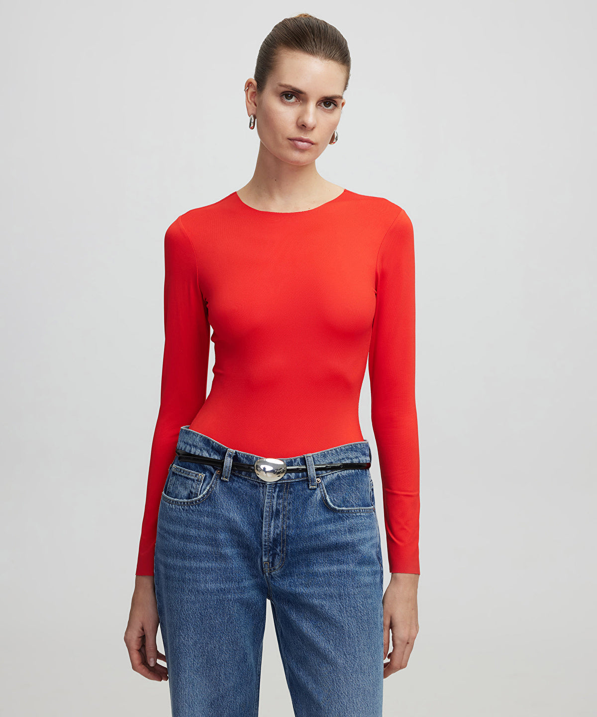 Long-sleeve bodysuit