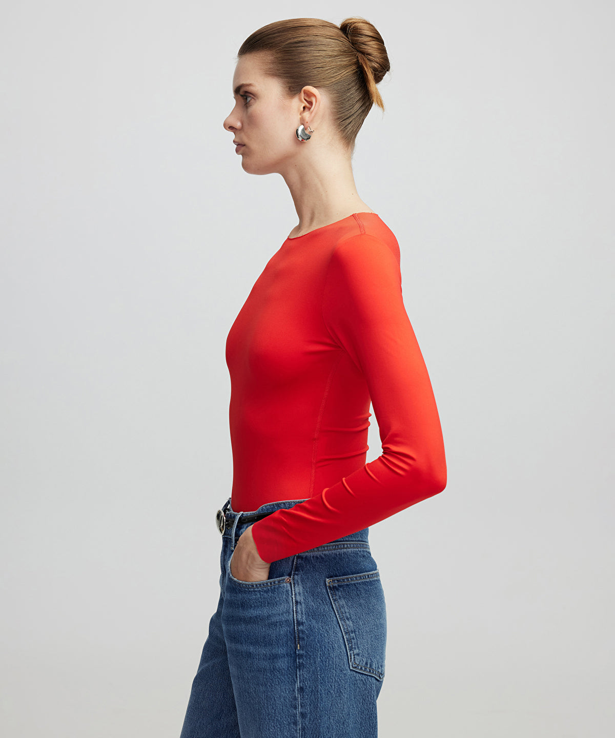 Long-sleeve bodysuit