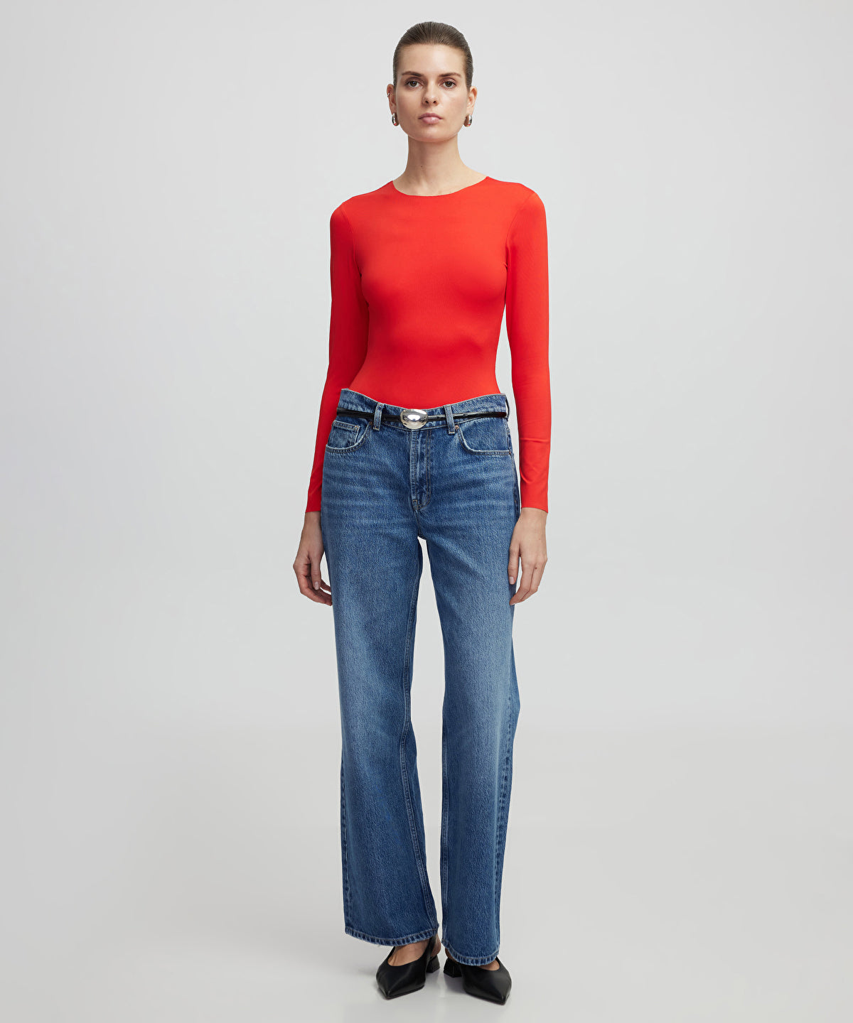Long-sleeve bodysuit
