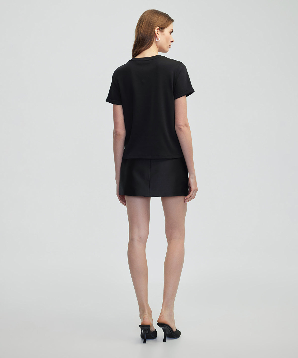 Slogan Embroidered T-Shirt