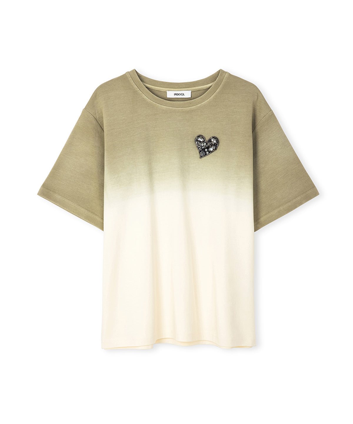 Gradient T-Shirt With Applique