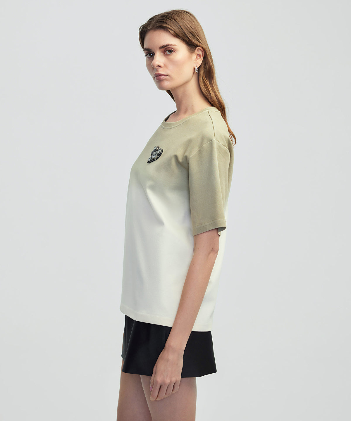 Gradient T-Shirt With Applique