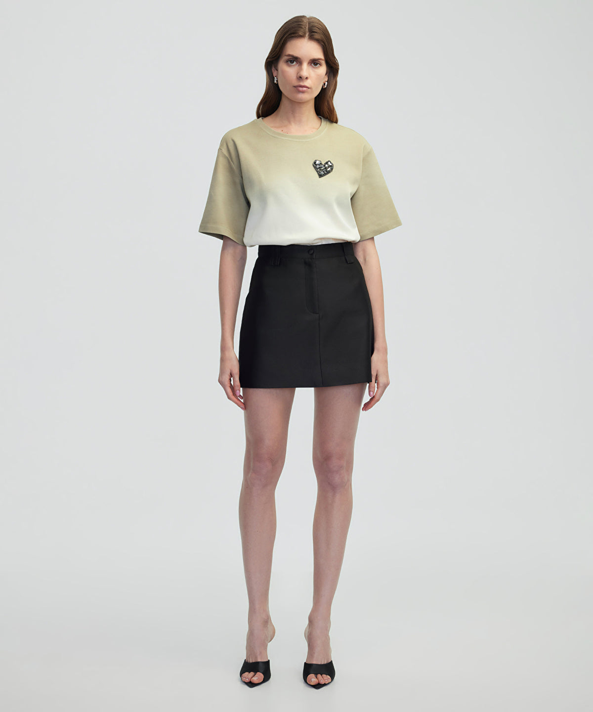 Gradient T-Shirt With Applique