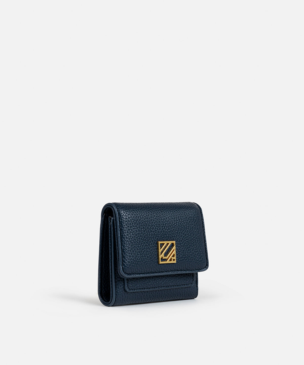 Zoomed Monogram Buckle Wallet