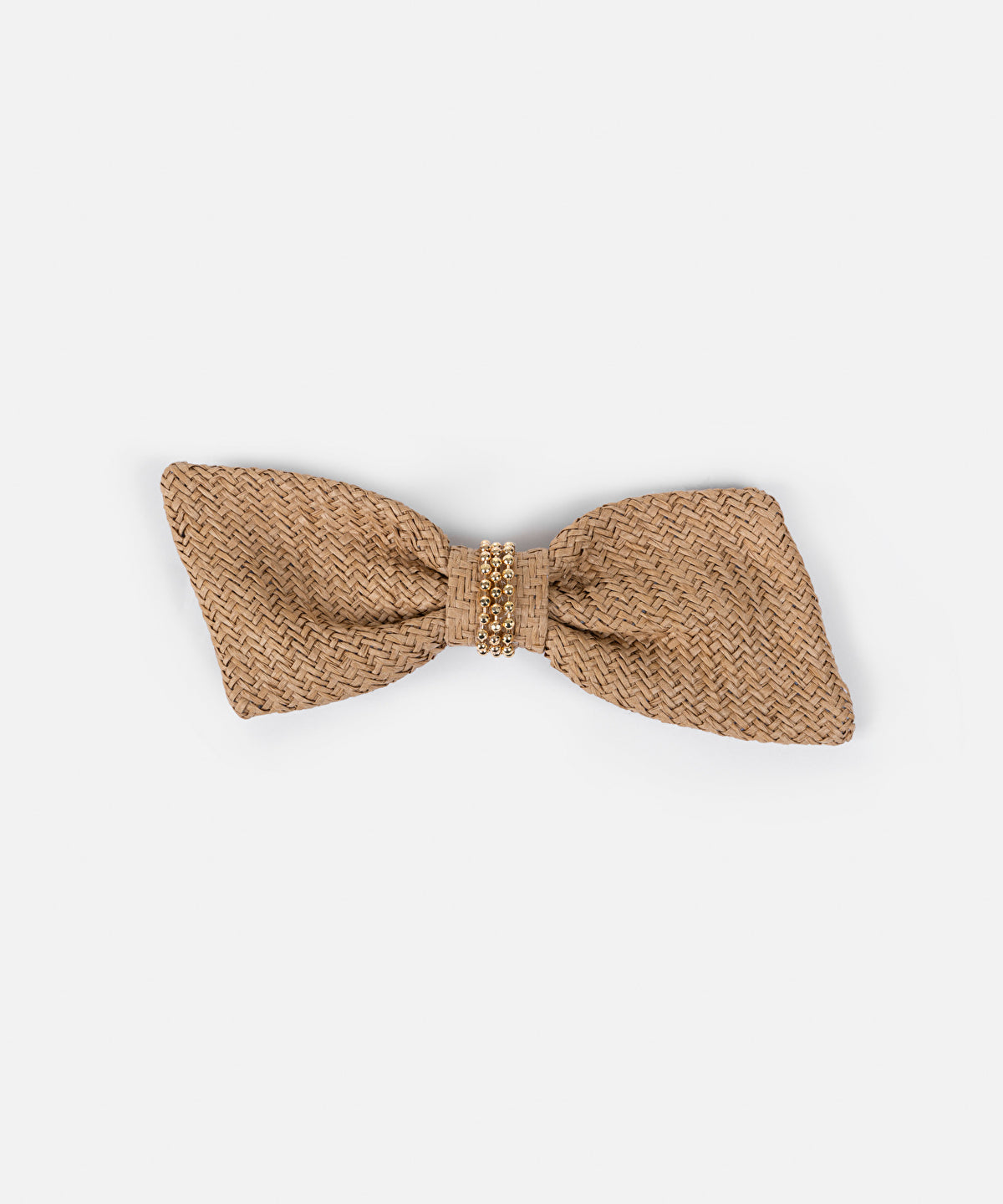 Straw Bow Hair Accessory