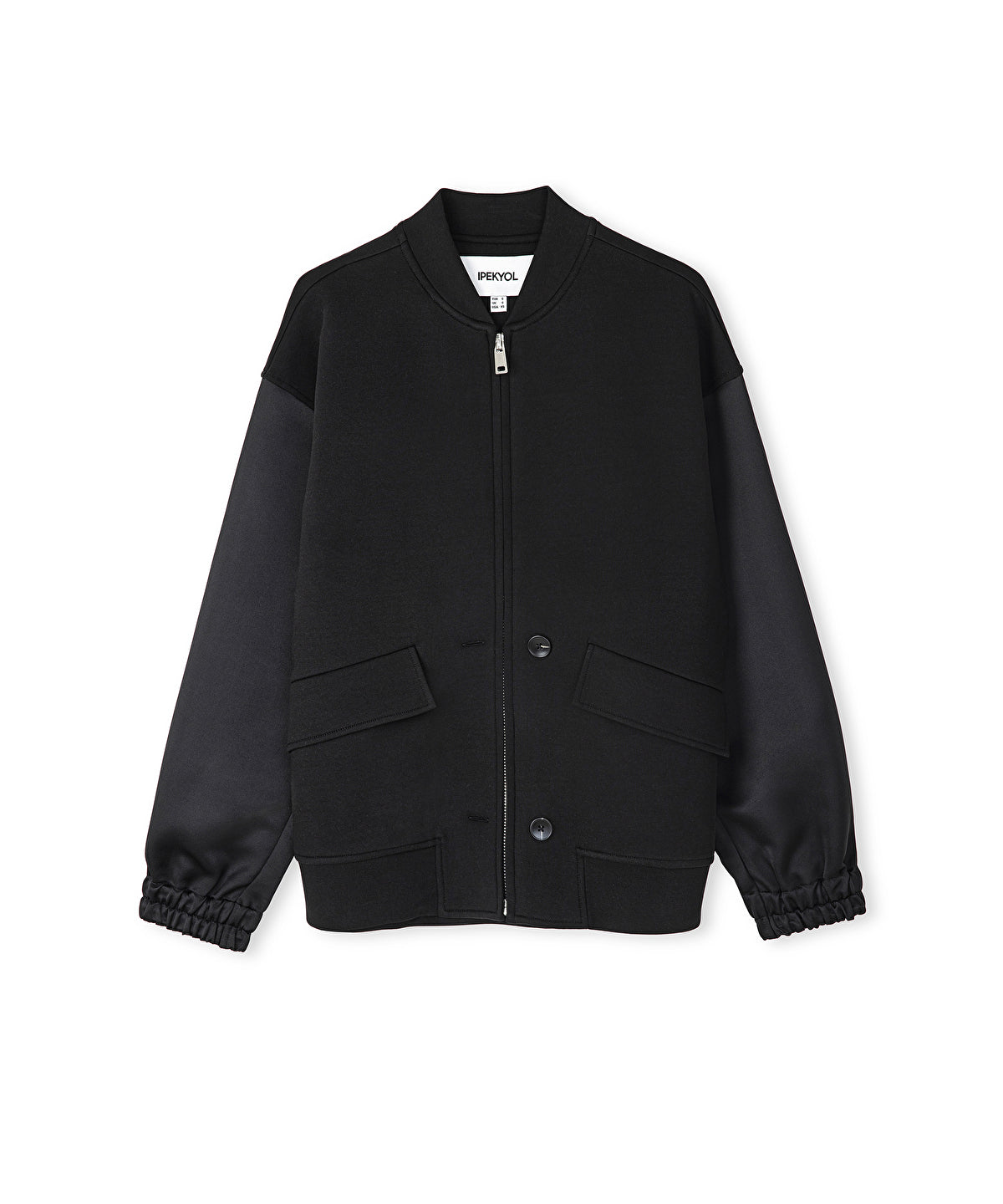 Zoomed Sweatshirt With Adjustable Buttons