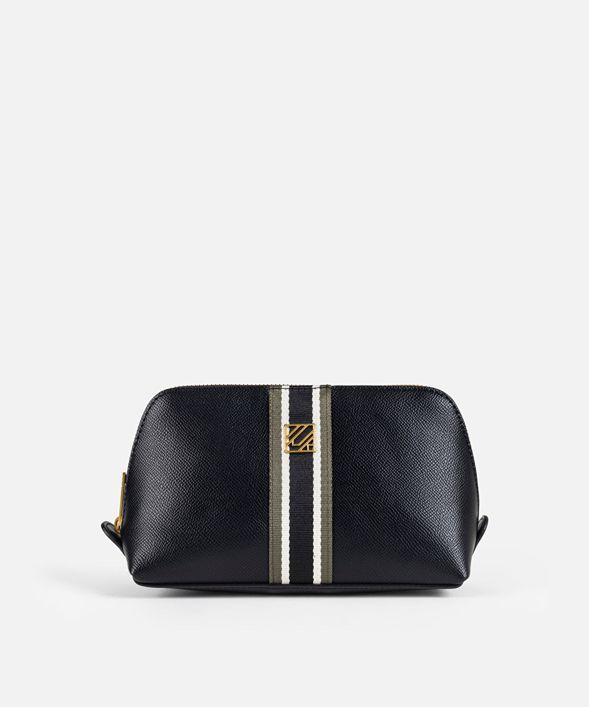 Zoomed Grosgrain Stripe Cosmetic Bag