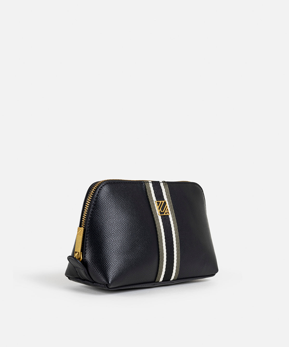 Zoomed Grosgrain Stripe Cosmetic Bag
