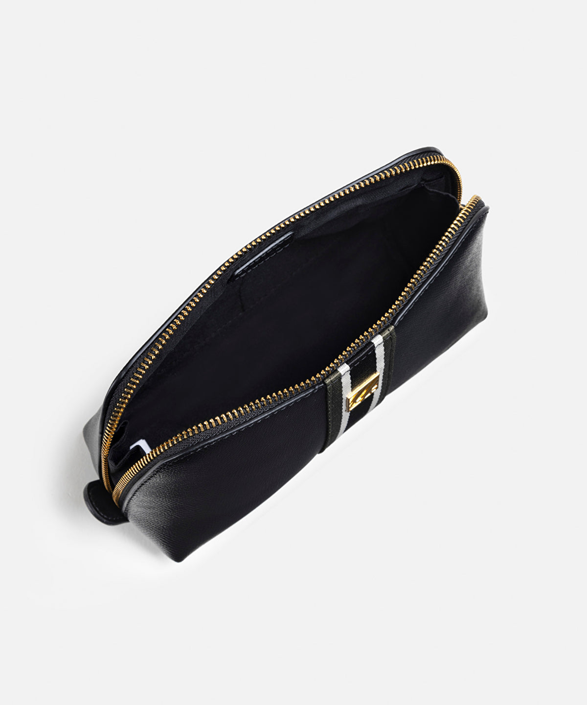 Zoomed Grosgrain Stripe Cosmetic Bag
