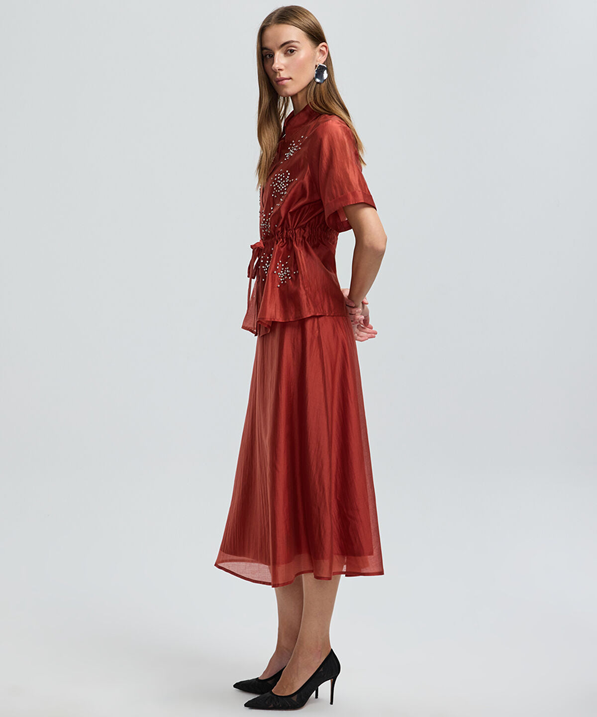 Layered Embellished Dress