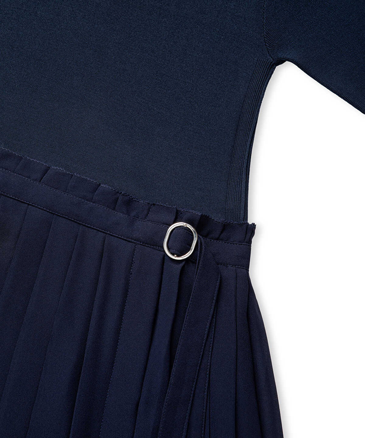 Belted Combination Dress