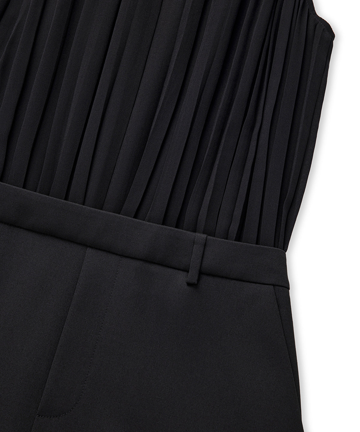 Belted Combination Dress