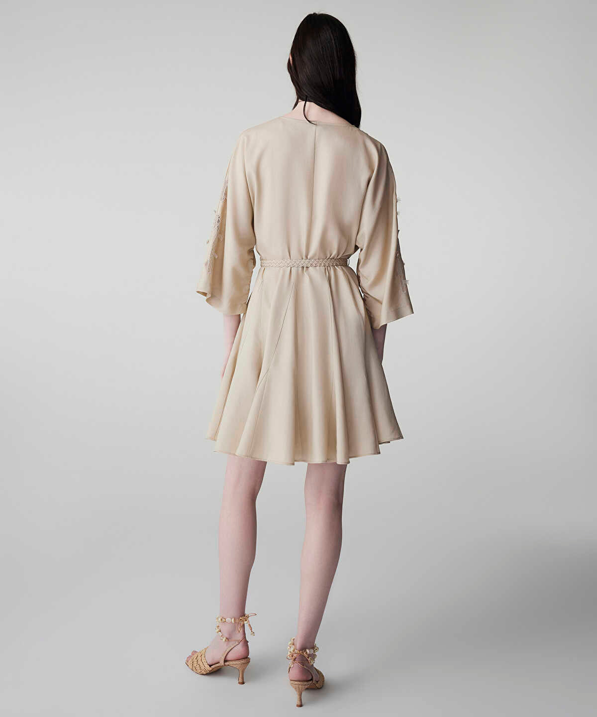 Embroidered Cutout Dress