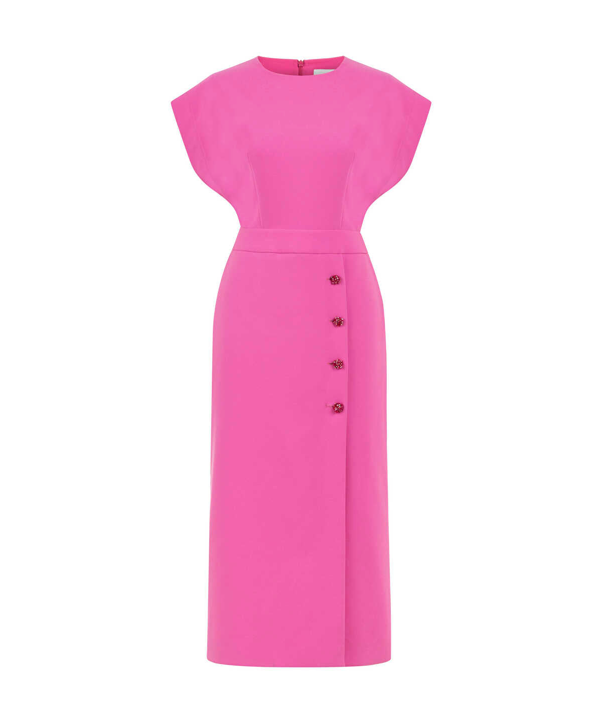 Crystal Button Dress