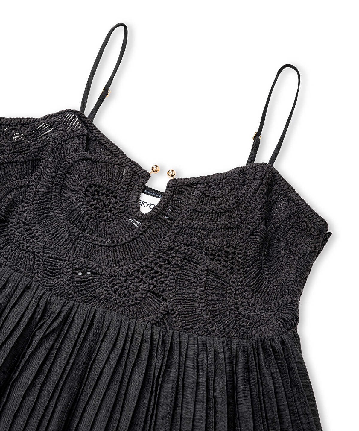 Crochet-Panel Dress