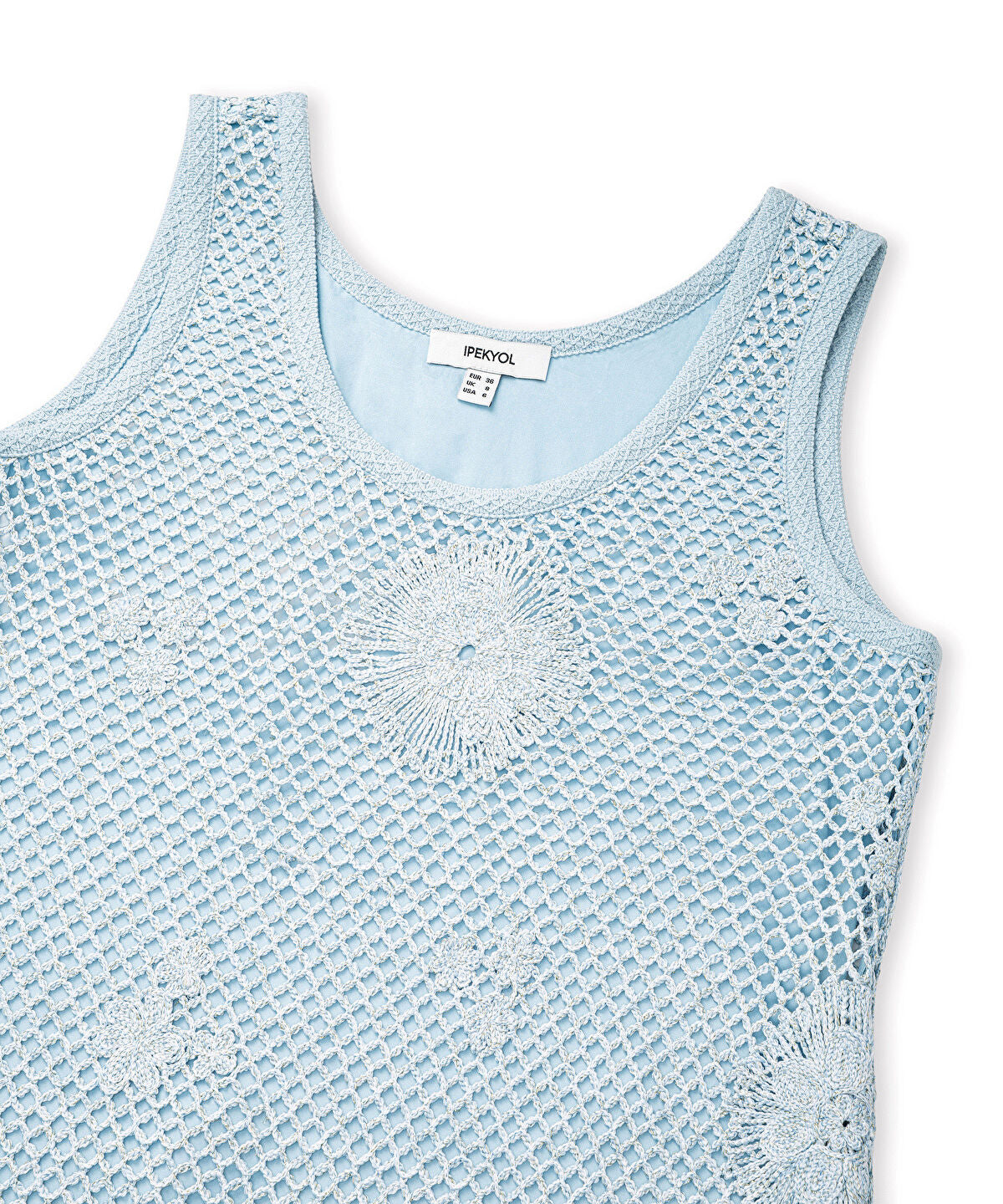 Open-Knit Crochet Dress