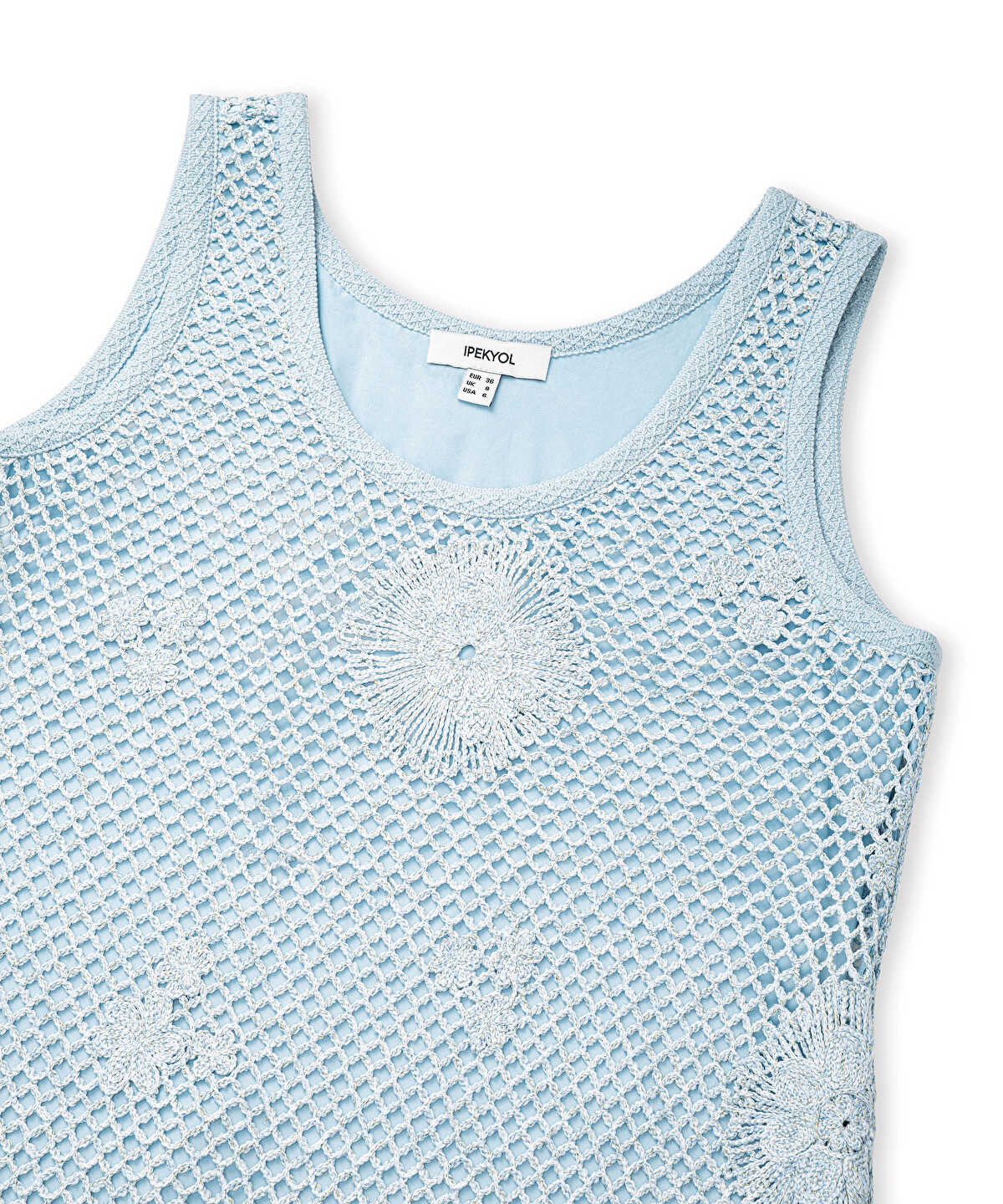 Open-Knit Crochet Dress