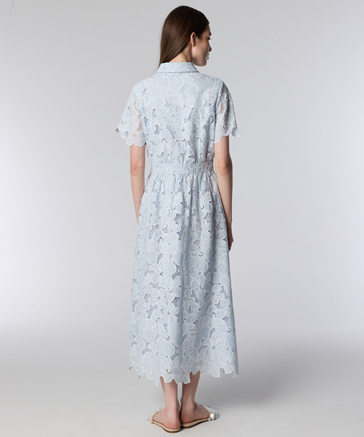 Broderie Anglaise Shirt Dress