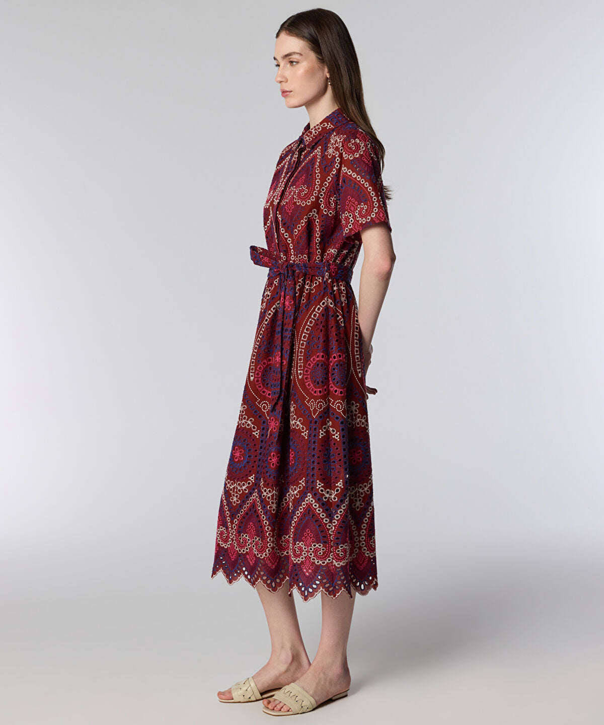 Printed Shirt Dress