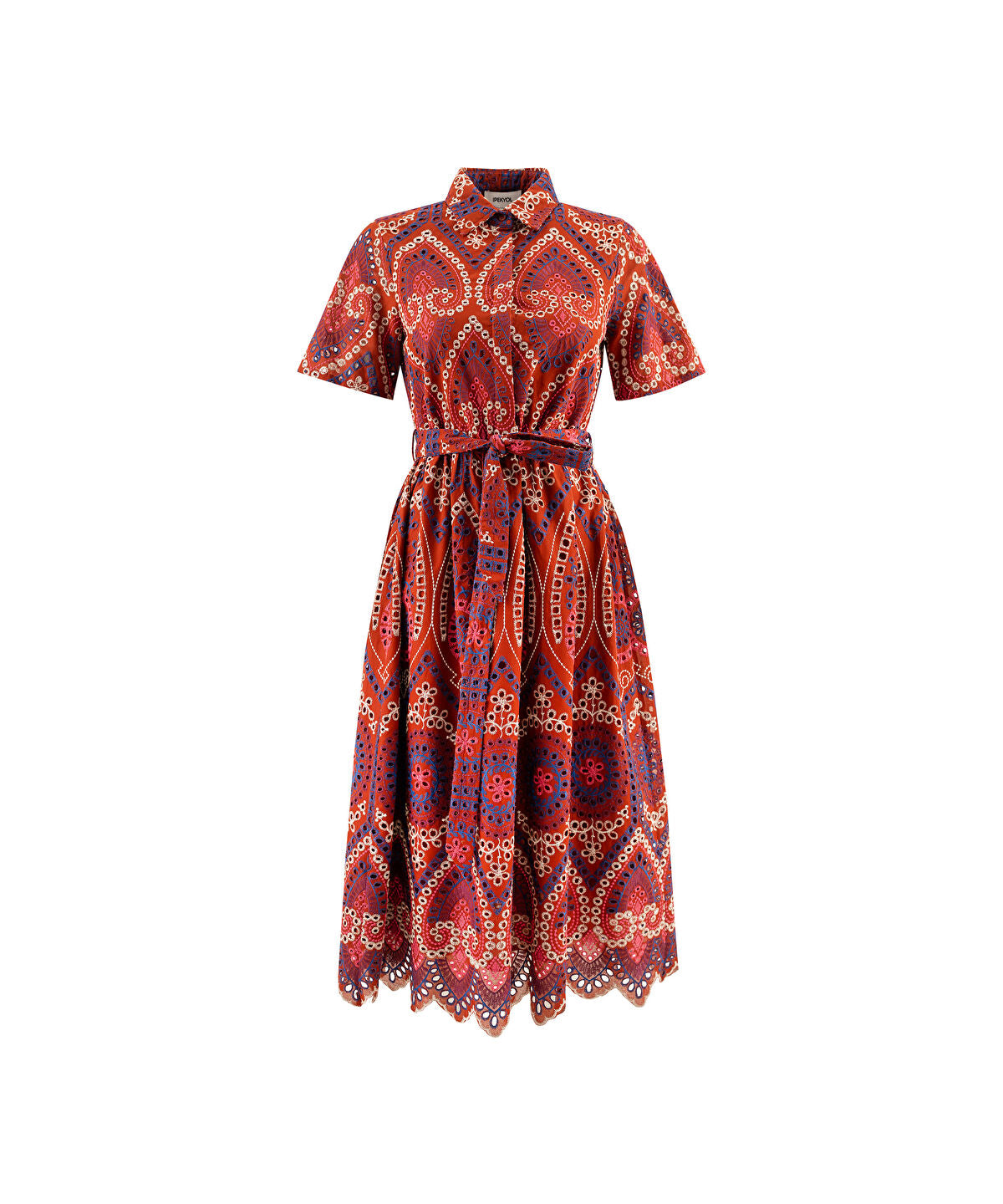 Printed Shirt Dress