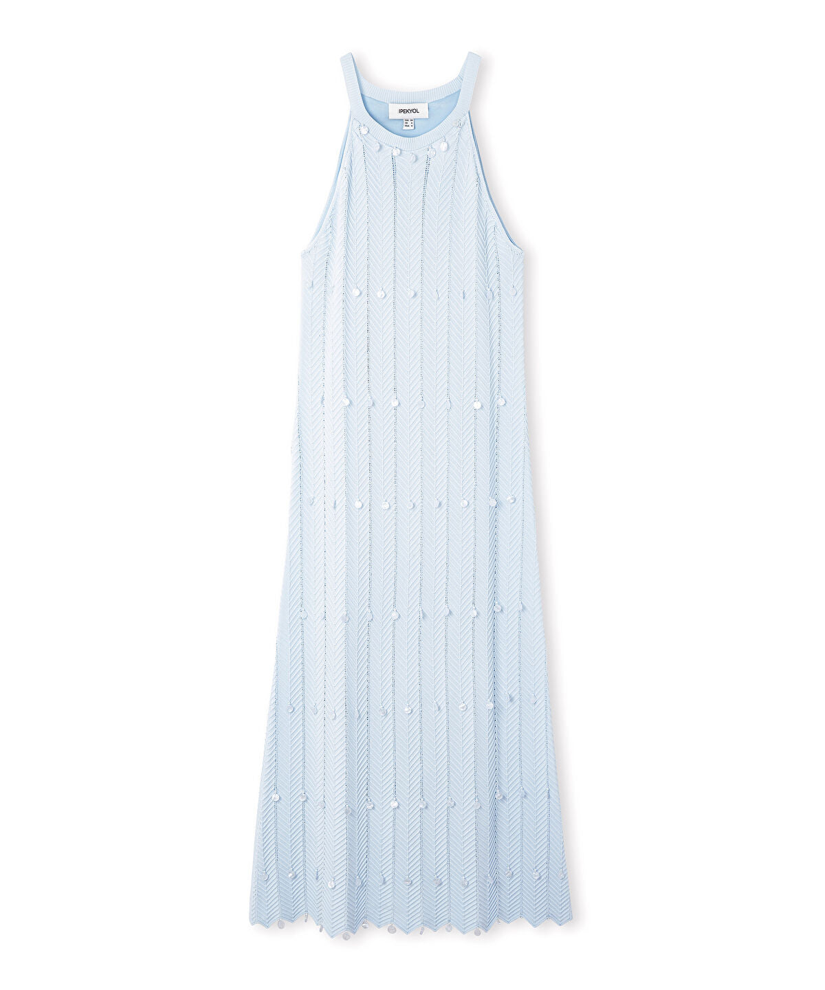 Embellished Halter Dress