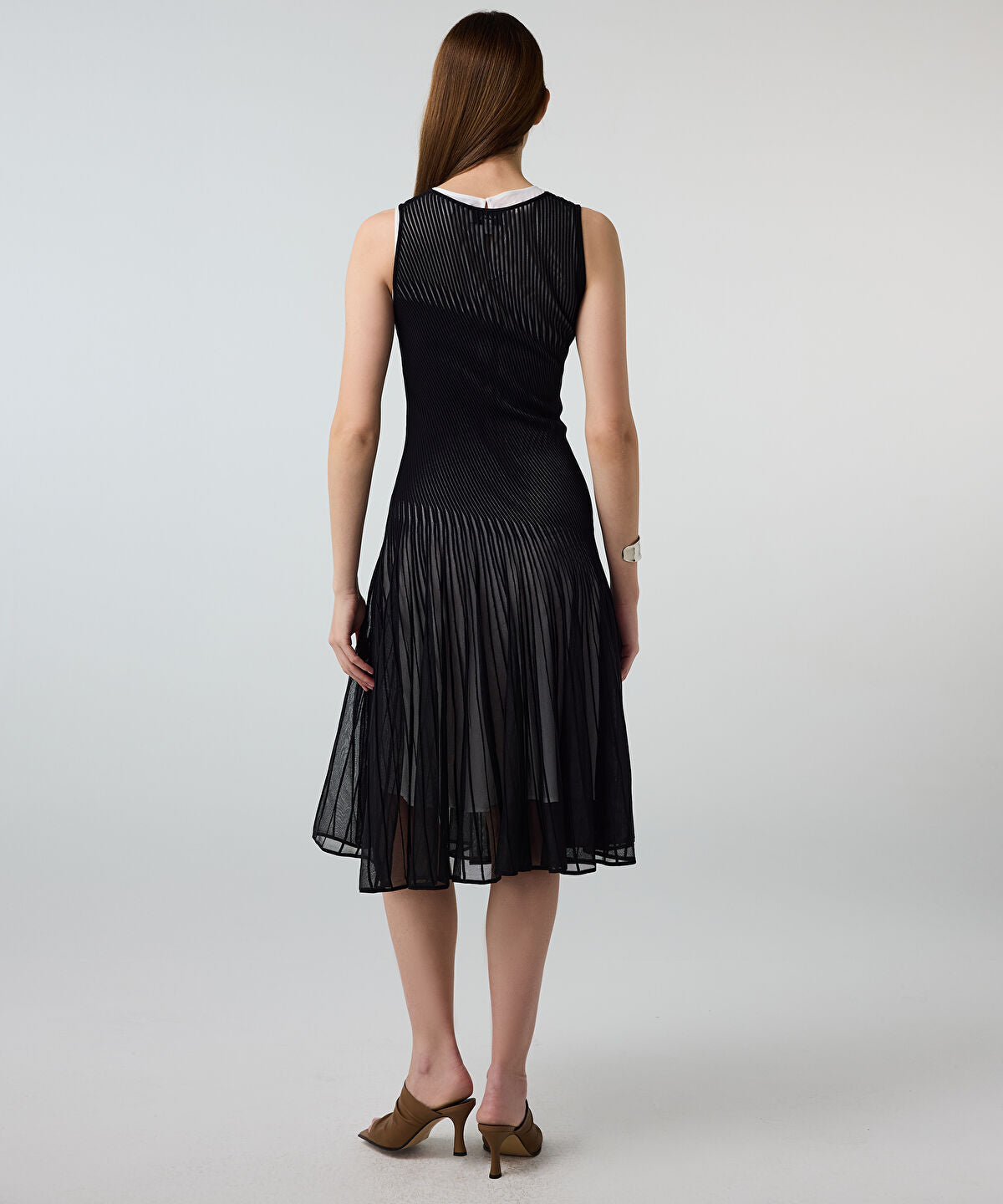 Color-Block Layered Dress