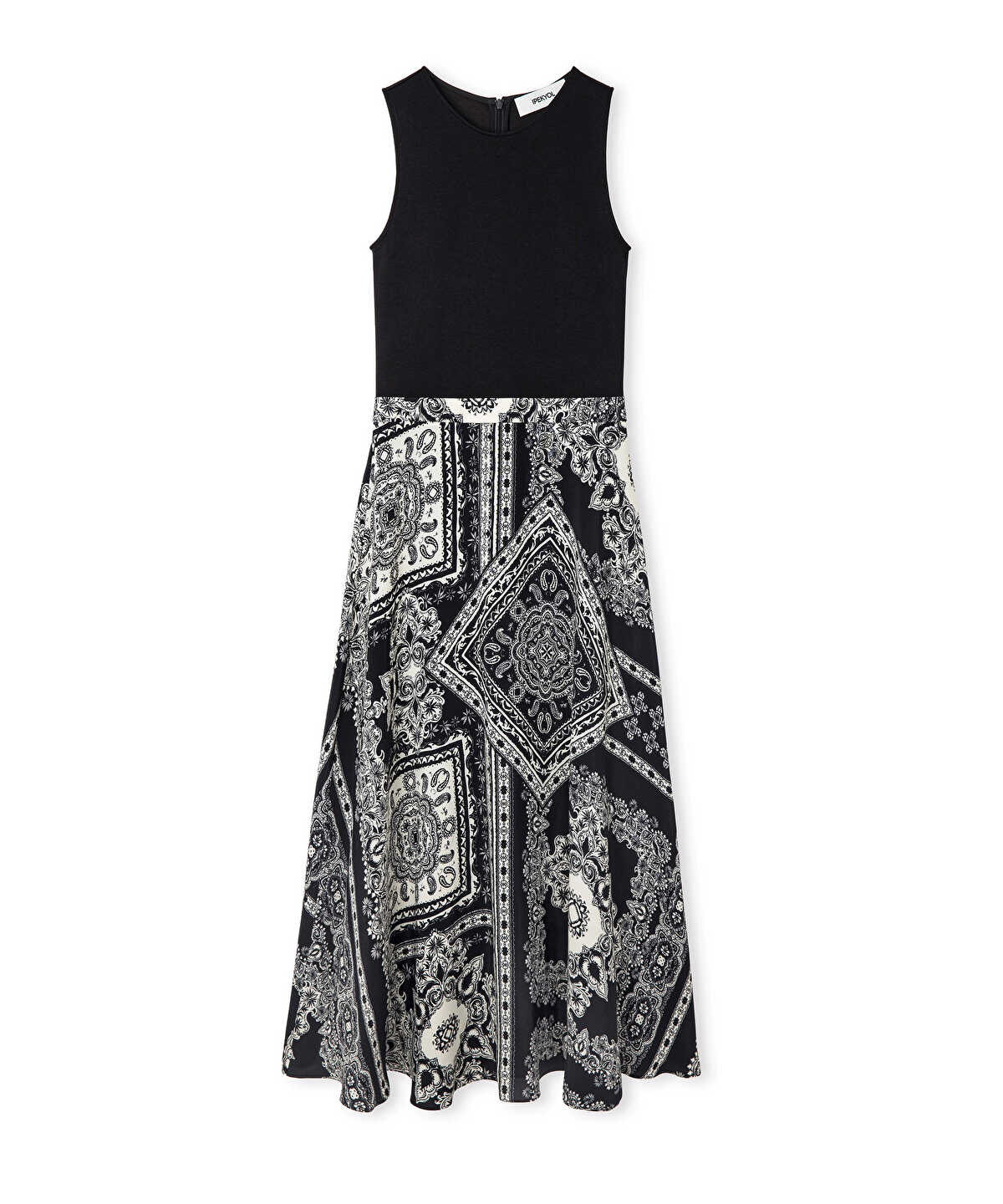 Paisley-Print Viscose Dress