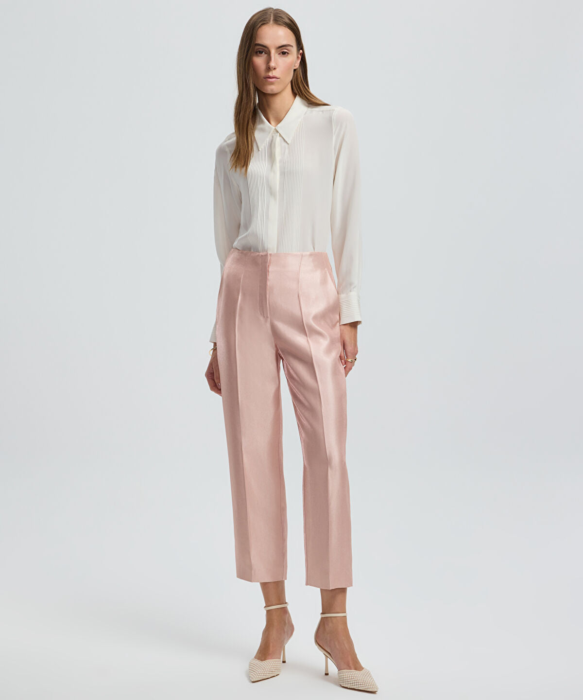 Pressed Crease Cigarette Trousers