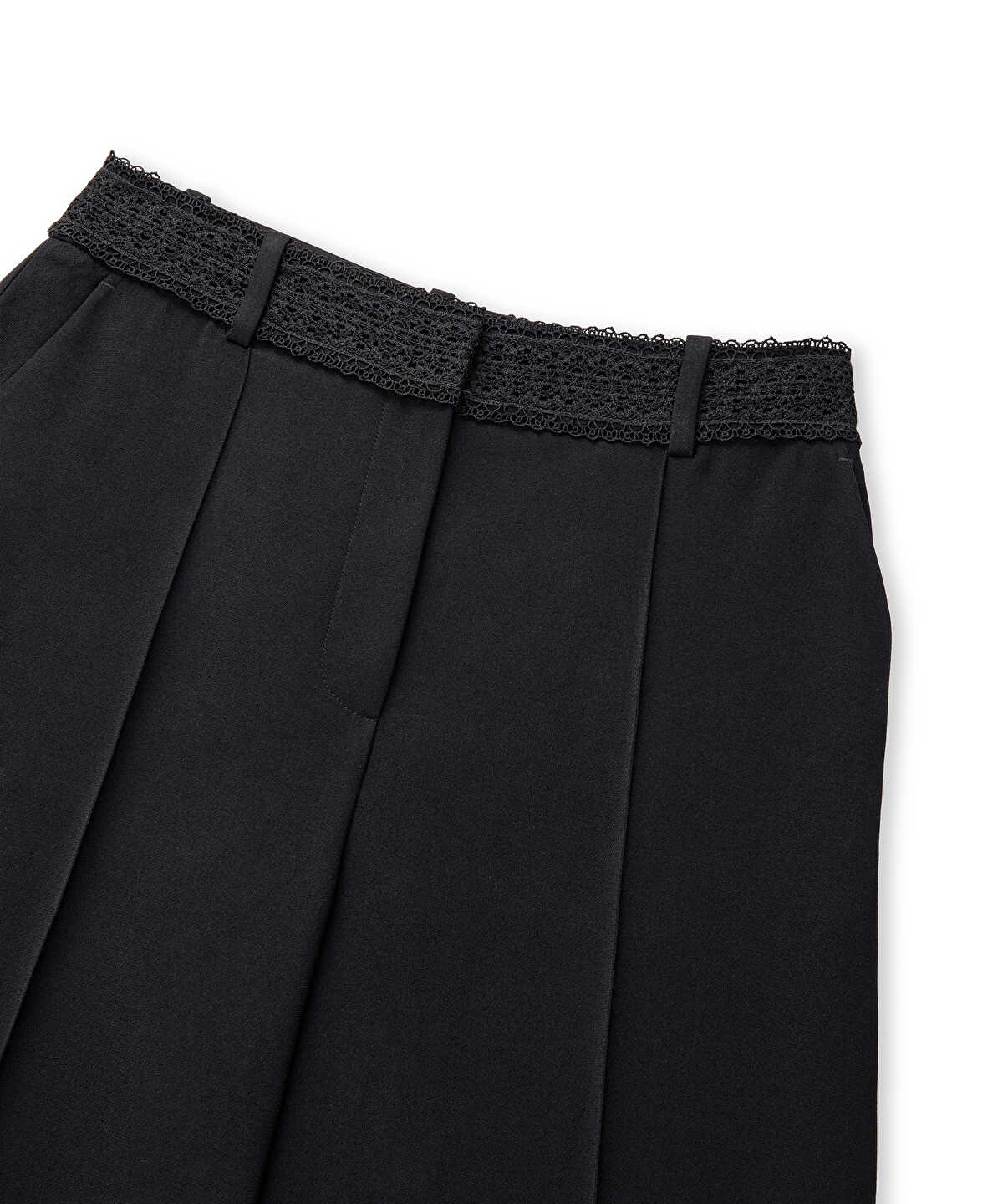 Lace Applique Trousers