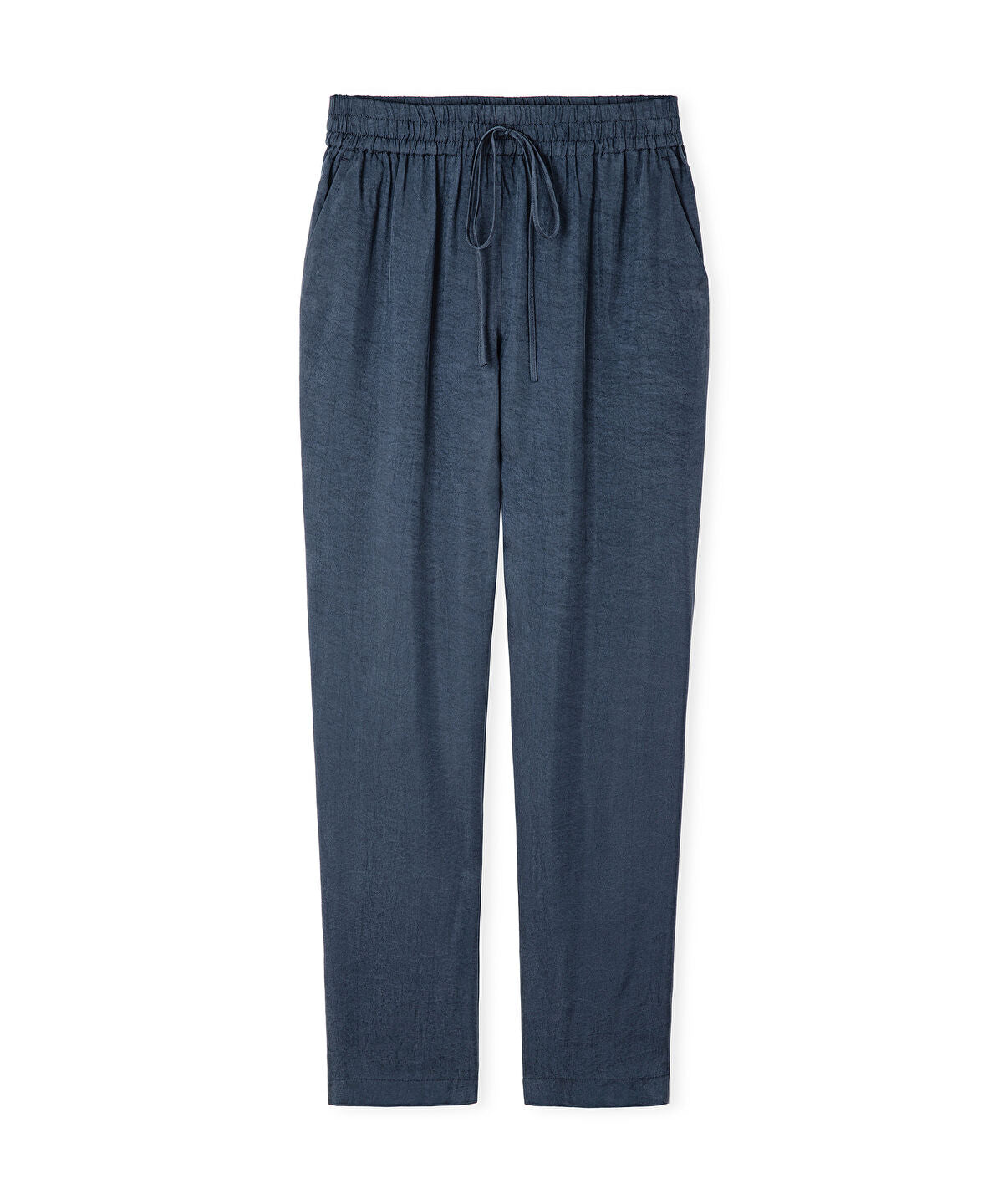 Tie Waist Carrot Trousers