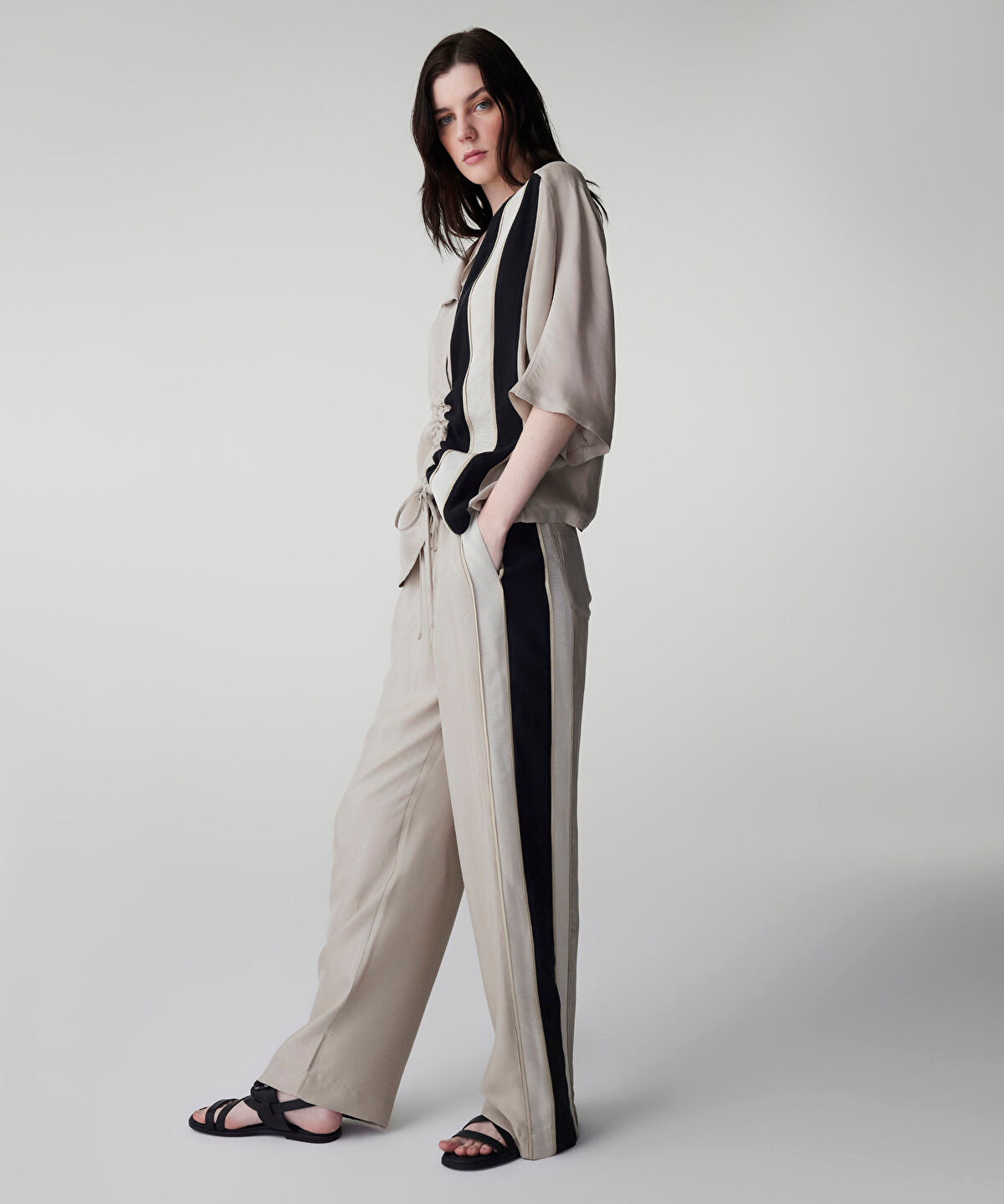 Color-Block Trousers