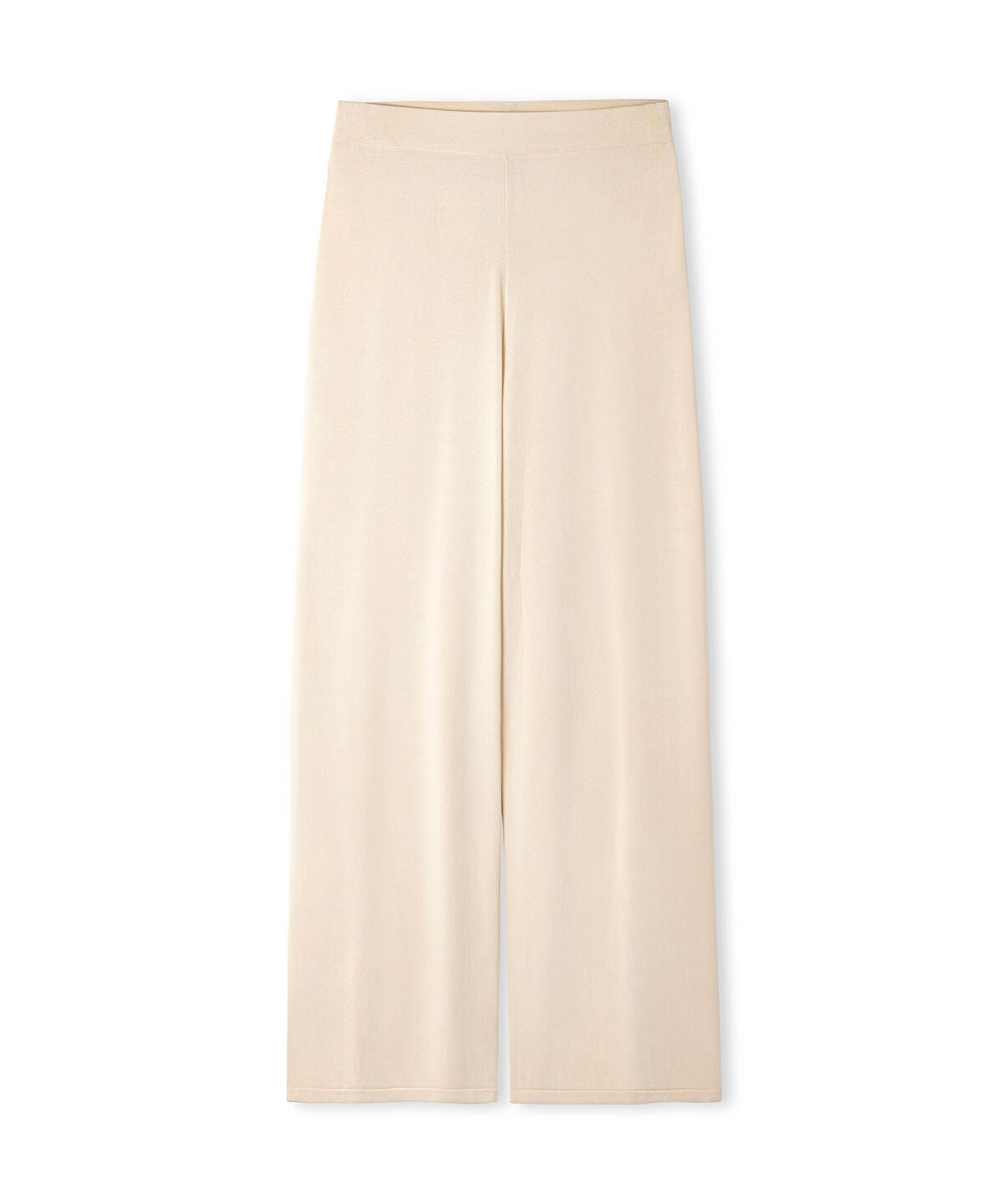 Wide Leg Knit Trousers