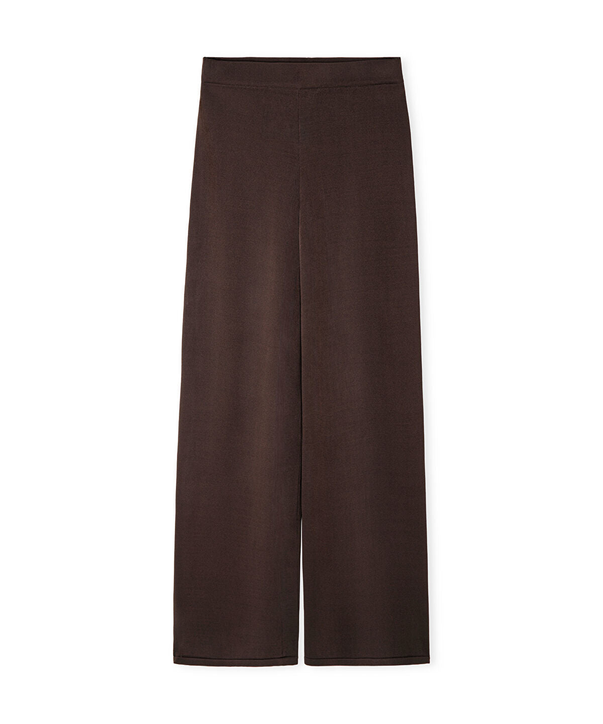 Wide Leg Knit Trousers