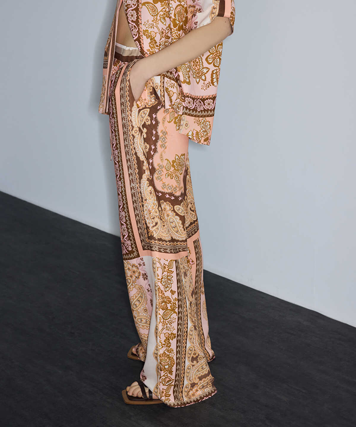 Printed Viscose Trousers