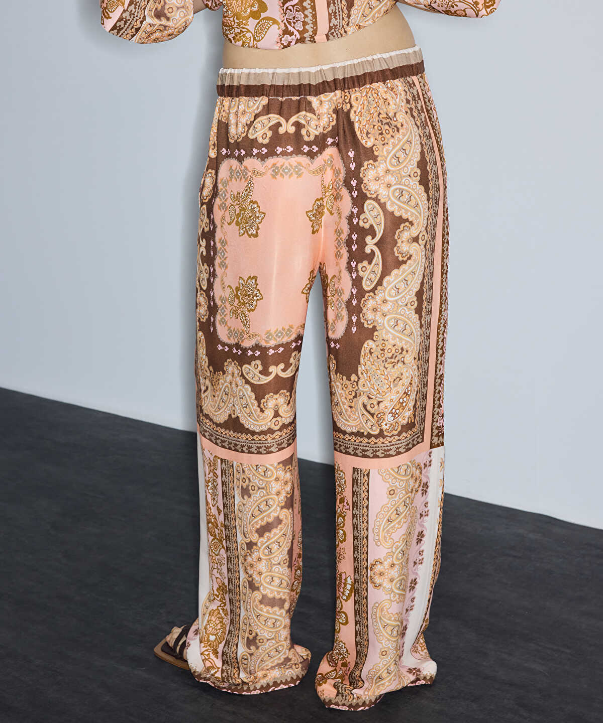 Printed Viscose Trousers