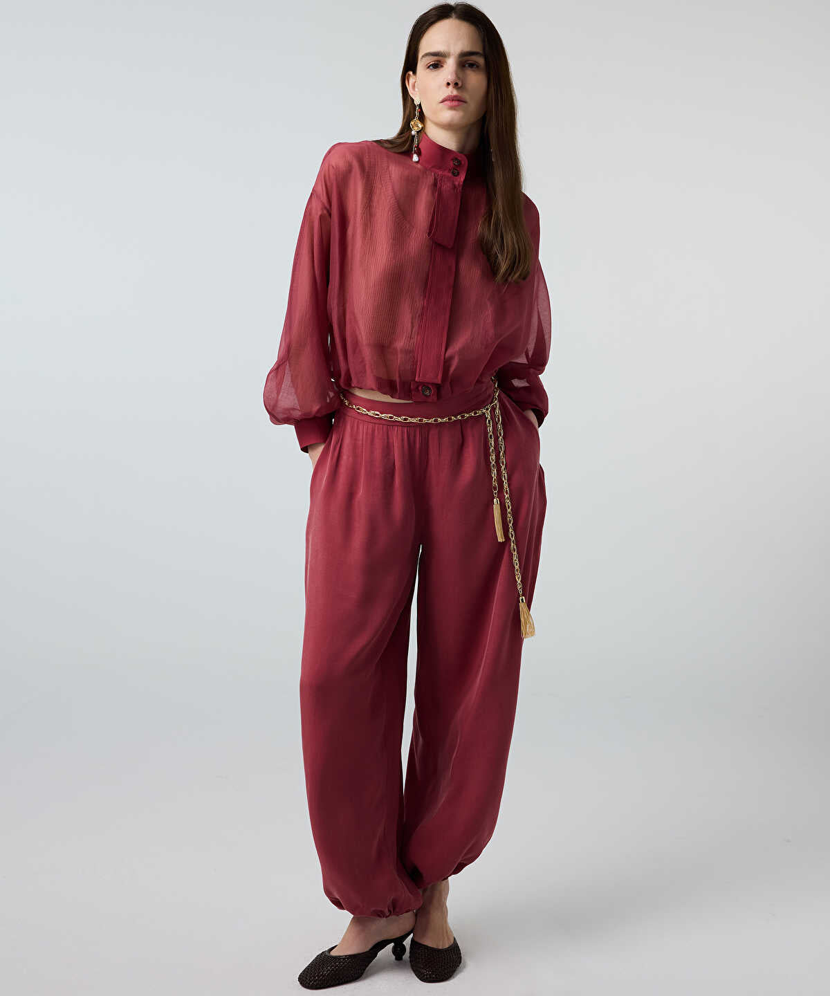 Balloon Fit Trousers